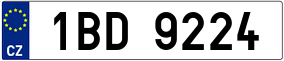 Truck License Plate